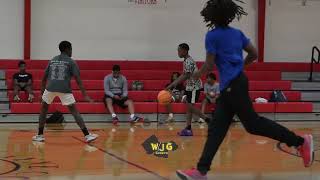 Middle School hoopers from Wayne County and Greene County meet up for an open run [upl. by Berstine174]