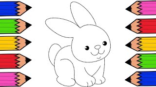 How To Draw a Rabbit  Bunny🐰  Lemon Arts [upl. by Annahsed]