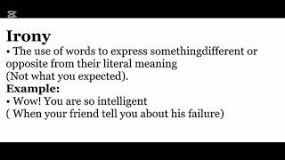 figure of speech englishgrammar  Literary devices  Simile metaphor hyperbole irony imagery [upl. by Ettenil]