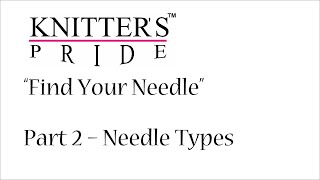 Find Your Needle with Staci Perry Needle Types [upl. by Ttoile]