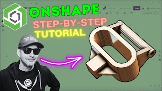 FREE Onshape Training Tutorial  Slide HINGE [upl. by Dinny]