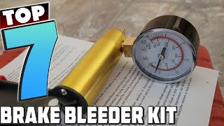 Top 7 Brake Bleeder Kits Reviewed Find the Perfect One for Your Garage [upl. by Gilges532]