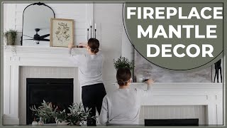 How To Style A Fireplace Mantel  Decorating Ideas For Fireplace Mantel  Mantel Decorating Ideas [upl. by Tennek627]