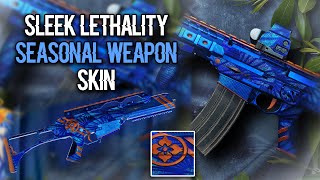 Operation DEMON VEIL SEASONAL WEAPON SKINquotSleek Lethalityquot Showcase INGAME Rainbow Six Siege Y7S1 [upl. by Nobie]