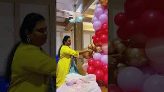 🔥4Million ViewsMinivlog100என்னுடைய கை வண்ணத்தில் மீண்டும் ஒரு பலூன் டெக்கரேஷன்balloon decoration [upl. by Bolten]