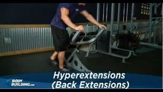 Hyperextensions Back Extensions  Core  Back Exercise  Bodybuildingcom [upl. by Haroun]