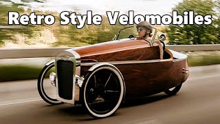 Retro Style Velomobiles  human powered vehicles [upl. by Fidelio620]