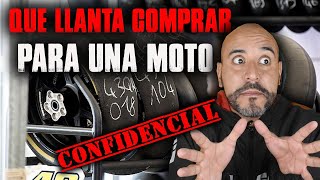 QUE LLANTA COMPRAR PARA UNA MOTO🚫 Información Confidencial🚫 [upl. by Eiboj]