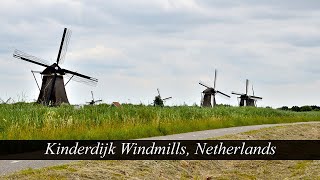 Kinderdijk Windmills l Alblasserwaard Polder l South Holland l Netherlands l Europe [upl. by Sontag]