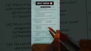 GPAT NIPER MCQS gpat shorts biology pharmacy neet aiims niper [upl. by Garges]