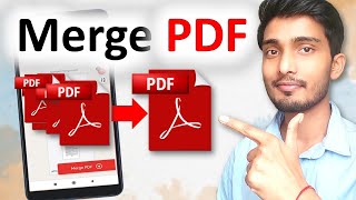 How to Merge pdf files into one  Combine PDF  Hindi [upl. by Curnin]