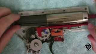 Airsoft High Speed Custom Gearbox Build Project Part Two  Airsoft V2 gearbox Assembly [upl. by Ffirahs]