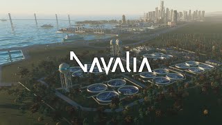 Water treatment plant and infrastructure  Navalia Ep8  Cities Skylines 2 [upl. by Llebana]