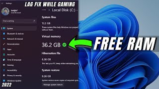 How to Increase 36GB RAM on PC amp Laptop  Increase Virtual Memory on Windows 11 for Gaming  2024 [upl. by Allesor]