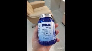 Reviews on Farmstay collagen hyaluronic Acid AllInOne Ampoule shorts [upl. by Izak]