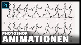 Frame Animationen in Photoshop erstellen für Anfänger [upl. by Gonsalve]