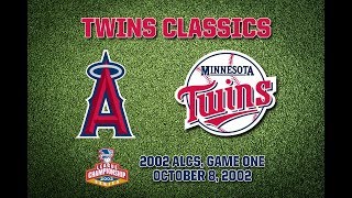 2002 ALCS Game 1 Angels  Twins [upl. by Arahk]