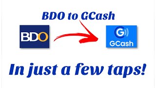 BDO to GCash Cash in via InstaPay [upl. by Thornburg884]