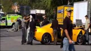 Bumblebee was damaged during the filming of Transformers 3 [upl. by Novyert672]