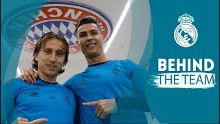 FC Bayern vs Real Madrid Arrival in Munich and training [upl. by Chandless207]