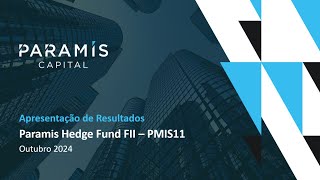 Apresentação de Resultados  PMIS 11 [upl. by Ninehc490]