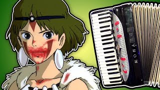 Princess Mononoke 【 もののけ姫 】 accordion cover [upl. by Margarida]