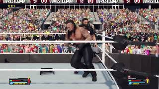 WWE 2K24 CASKET FINALE UNDERTAKER VS ROMAN  OTC [upl. by Janean]