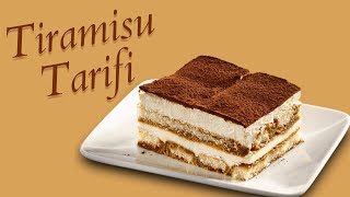 Kedidili Tiramisu Tarifi  Super Easy Tiramisu Recipe [upl. by Fregger]