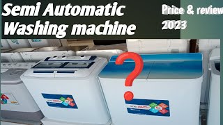 Semi Automatic Washing machine 2023washing machine price 2023 Ali jillani NASGAS washing machine 😲 [upl. by Nylorak]