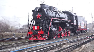 How Russian locomotive class L works Как работает паровоз серии quotЛquot [upl. by Vanessa]