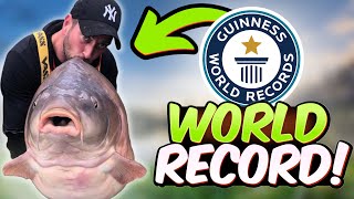 The BIGGEST Carp Ever Caught In The World 🤯 [upl. by Wiltsey]