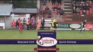 Brechin City vs Raith Rovers [upl. by Ardnoid721]