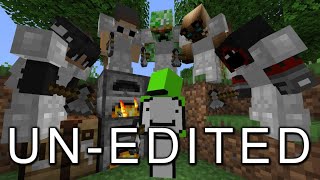 UNCUT Minecraft Manhunt VS 5 Hunters [upl. by Otina]