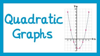 Quadratic Graphs  GCSE Maths [upl. by Mighell25]