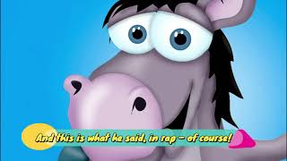 Balaams Talking Donkey Bible Story  A fun Animal Bible Story Song for Children [upl. by Llerrah]