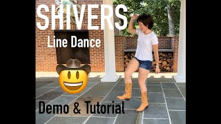 quotShiversquot Line Dance Demo amp Tutorial [upl. by Doomham]