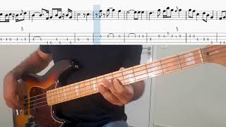 Feng Suave  Sink Into The Floor Bass Cover w tabs [upl. by Ile268]