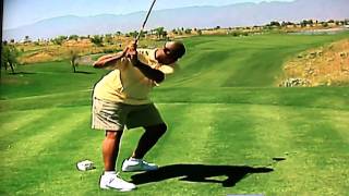 Charles Barkley Golf Swing [upl. by Alejoa]