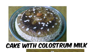 Colostrum Milk Cake 🎂 [upl. by Devy]