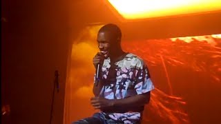 Frank Ocean talking to audience  Swim Good Acapella Brixton 9713 [upl. by Anneres252]