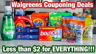 Walgreens Couponing Deals 915921  Less Than 2 for EVERYTHING  Saving With Shaniqua [upl. by Haisi480]