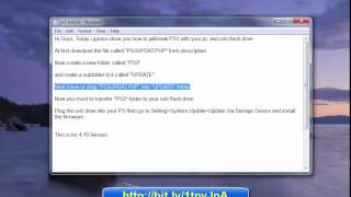 PS3 Jailbreak 4 70 How to jailbreak PS3 4 70 CFW OFW Tutorial [upl. by Nirraj]