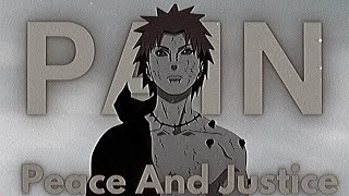 Pain Speech On Peace and Justice  Naruto Shippuden pain akatsuki naruto narutoshippuden [upl. by Ozkum]