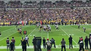 Tom Brady Touchdown Pass to Leonard Fournette against the Pittsburgh Steelers Heinz Field fancam [upl. by Annaoy]