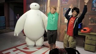 Meet Baymax amp Hiro from Big Hero 6 LIVE at Walt Disney World Character Meet amp Greet [upl. by Greysun]