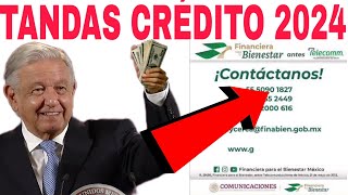 🎉OJO💥 TANDAS🔥CRÉDITOS 🎁PRESTAMOS BIENESTAR 2024 INICIAN REGISTROS Y REQUISITOS [upl. by Gascony]