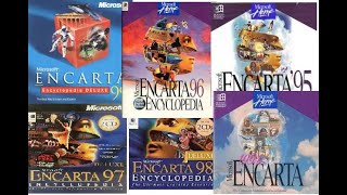 Microsoft Encarta 94  99 Intros [upl. by Ydiarf656]