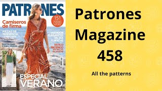 Patrones 458 June 2024 sewingmagazine sewingpatterns PatronesMagazine patrones458 [upl. by Viscardi]