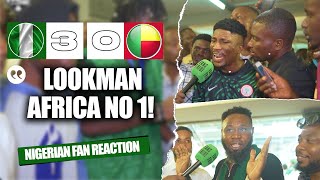 NIGERIA 30 BENIN REPUBLIC  NIGERIAN FANS REACTION  2025 AFCON Qualifiers HIGHLIGHTS 202324 [upl. by Thgiwed]