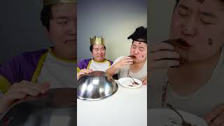 Choose food challenge 😂 Big dessert VS Small dessert chocolate Mukbang shorts [upl. by Moon]